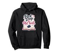 Puck Drop & Plot Twists Hockey Romance Reader Vibes Pullover Hoodie