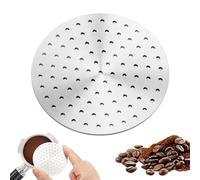 Puck Screen 54mm,Stainless Steel Professional Barista Coffee Filter Mesh Plate for Espresso Portafilter Filter Basket(Color:Silver)