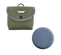 Puck Stone Knife Sharpening Whetstone 2-in-1 Sharp Pebble Puck Disk Axe Hatchet | Dual Grit Multipurpose Waterstone Sharpener Storage Bag