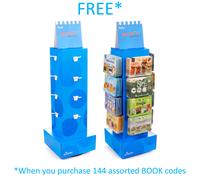 Puckator 16 Hook Rotating FSDU Display Unit for Magnetic Bookmarks FSDU12 | Aco - Paper / Plastic
