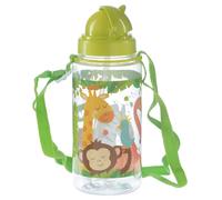 Puckator 450ml Children's Water Bottle Zooniverse BOT10 | Acotis - Polyester / Silicone / Plastic