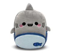 Puckator Adoramals Archie the Shark Rucksack Backpack - Children's Backpacks - Small Luggage Bag - Travel Backpack - Backpack For School - Toddler Kids Backpack Cute Bags Nursery Backpack Back Pack