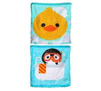 Puckator Adoramals Bath Time Duck and Penguin Compressed Travel Towel - Backpacking Traveling Essentials Essential - Hangover Kit Holiday Travel Camping Must Haves Accessories Face Expandable Towels