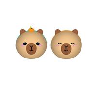 Puckator Adoramals Capybara Mini Change Plush Purse - Ladies Women's Womens Slim Purses Wallets Wallet for Women - Coin Pouch Purse Men - Card Holder with Zip - Small Cash Wallet Bag Bags UK -
