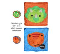 Puckator Adoramals Cutiesaurs Dinosaur Compressed Travel Towel - Backpacking Traveling Essentials Essential - Hangover Kit - Holiday Travel Camping Must Haves Accessories Mini Face Expandable Towels