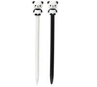 Puckator Adoramals Panda Fine Tip Pen - Cute Cool Aesthetic Non Smudge Pens for School Office Writing Drawing Journaling - Collage Essentials Pens - Stationary Set - Pen