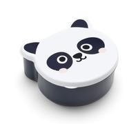 Puckator Adoramals Panda Shaped Lunch Box Set of 3 - Lunchbox with Multi Compartments - Small Food Containers - Lunchbox for Adults and Kids - Girls Boys Lunchbox - Snack Storage