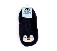 Puckator Adoramals Penguin Anti-Slip Plush Slip On Slippers EU39-41/UK6-8 - Ladies Women's Fluffy Soft Non Slip On Warm House Home Indoor Mule Slippers Boots Mules Shoes For Women Girls