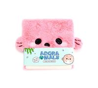 Puckator Adoramals Puff the Pufferfish Plush Fluffies Notebook - School Teacher Student Homework Study Planner Notepad - Collage University Essentials Journals Planners - Jotter Uni Gifts Supplies