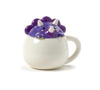 Puckator Adoramals Purple Dinosaur Peeping Lid Ceramic Lidded Animal Mug - Funny Home Accessories Cute Gifts for Girlfriend Large Mugs for Men Women Hot Drinks Cups Presents Secret Santa Gift Cup Set