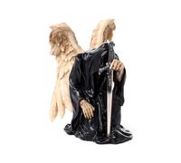 Puckator Angel of Death Kneeling with Sword - Cute Room Decor - Aesthetic Feng Shui Meditation Accessories - Garden Ornaments - Shelf Desk Decorations - Mindfulness Home Gifts - Statues