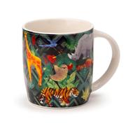 Puckator Animal Kingdom Porcelain Tea Coffee Mug - Funny Home Accessories - Cute Gifts for Girlfriend - Large Mugs for Men Women Hot Drinks - Cute Cups Presents - Secret Santa Gift - Cup Set