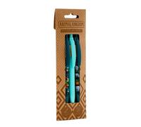 Puckator PENS23 Animal Kingdom Recycled ABS (RABS) Pen Set of 3