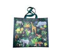 Puckator Animal Kingdom Reusable Shopping Bag Out Of Recycled Plastic Bottles - Shoulder Bags - Handbags for Women - Canvas Tote Bags for Women - Shopping Hand Bag Large Ladies Bags Aesthetic Stuff