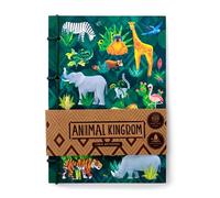 Puckator Animal Kingdom Stone Paper A5 Notebook - School Teacher Student Homework Study Planner Notepad - Collage University Essentials Journals Planners - Jotter Uni Gifts Stationery Supplies