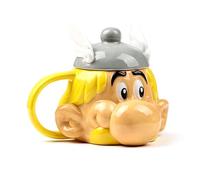 Puckator Asterix Ceramic Head Shaped Mug with Hat Lid - Funny Home Accessories - Cute Gifts for Girlfriend - Large Mugs for Men Women Hot Drinks - Cute Cups Presents - Secret Santa Gift - Cup Set