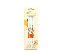 Puckator Autumn Harvest Recycled ABS (RABS) Pen Set of 3 - Pen Stationary Set - Cool Fancy Pack of Pens Black For Office Writing College - Uni Essentials - Back to School Supplies - Non Smudge