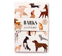 Puckator Barks Dog Recycled Paper A5 Notebook - School Teacher Student Homework Study Planner Notepad - Collage University Essentials Journals Planners - Jotter Uni Gifts Stationery Supplies