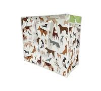 Puckator Barks Dog Zip Up Laundry Storage Bags - Washing Basket - Large Storage Bags - Laundry Basket - Room Accessories For Men - Laundry Storage - Big Bags - Clothes Bin - Laundry Bins