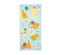 Puckator Beans & Co Cats Microfibre Beach Towel BTOW11 | Acotis - Polyester