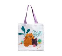 Puckator Beans & Co Cats Reusable Tote Bag CBAG131 | Acotis - Cotton / Polyester