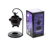 Puckator Black Cauldron Hanging Oil Burner with Stand - Living Room Accessories - Wax Liquidizer - Oil Burners For Essential Oils - Wax Burners - Wax Melt Holder - Room Fragrance - Scents Melter