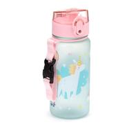 Puckator BOT216 Unicorn Magic Pop Top 350ml Shatterproof Reusable Children's Bottle with Infuser