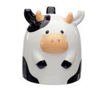 Puckator Bramley Bunch Farm Cow Upside Down Ceramic Shaped Tea Coffee Mug - Funny Home Accessories - Cute Gifts for Girlfriend - Large Mugs for Men Women Hot Drinks - Cups Presents Secret Santa Gift