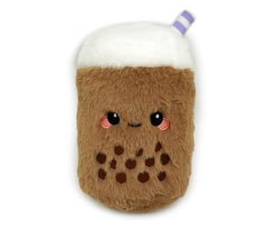 Puckator Bubble Tea Foodiemals Microwavable Plush Lavender Heat Pack - Heating Pads - Hot Heat and Ice Cold Cool Pack Packs Bag for Sport Injuries Knee Back Pain - Bed Warmer Wellness Health Products