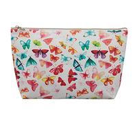 Puckator Butterfly House Pick of The Bunch Large PVC Toiletry Makeup Cosmetics Wash Bag, Height 19cm Width 30cm Depth 7cm