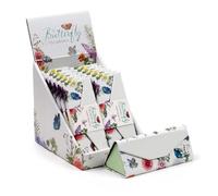 Puckator Butterfly Meadows Foldable Glasses Case - Pouch Bag - Soft Sun Glasses Case for Women - Hard Glasses Case for Men - Googles Case - Glasses Case for Men -Sunglass Cases - EDC