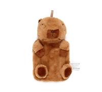 Puckator Capybara 650ml Hot Water Bottle with Plush Cover - Hot Heat and Ice Cold Cool Pack Packs Bag Bottles for Sport Injuries Knee Back Pain - Bed Warmer - Wellness Health Products