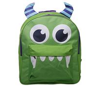 Puckator Childrens Fun & Colourful Polyester Backpack Shark-Panda (Monster), Multicoloured, One Size