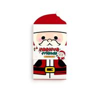 Puckator Christmas Festive Friends Santa Flip Open Shaped Memo Pad - Small Notebooks - Pocket Size Mini Tiny Notepads Block - Lis Jotter Book - Kids Notebook Notebooks Back To School Supplies Planner
