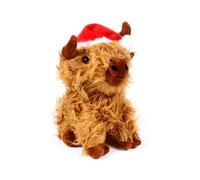Puckator Christmas Highland Coo Plush Doorstop - Door Stop Stoppers Stops Indoors - Door-Stops Wedge Stoper - Accessories - Peel Stop - Home Office Doorstops Doorstopper for Kids Improvement