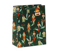 Puckator Christmas Nutcracker Gift Bag - Large - Birthday Gift Bag - Gift Bag For Presents - Present Bag For Females - Kids Birthday Presents - Present Bags For Gifts - Gift Box For Baby