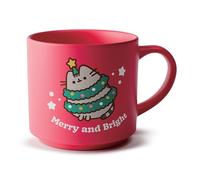 Puckator Christmas Pusheen The Cat Big Porcelain Mug - Funny Home Accessories - Cute Gifts for Girlfriend - Large Mugs for Men Women Hot Drinks - Cups Presents - Secret Santa Gift Cup Set