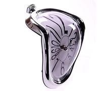 Puckator clck14 Fondue Silver Plastic Clock