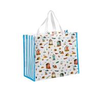 Puckator Coastal Reusable Shopping Bag - Canvas Tote Bag - Cotton Tote Bags - Eco Gifts for Women and Men - Cloth Shopping Bag - Fabric Bag - Foldable Bags for Shopping - Handbag