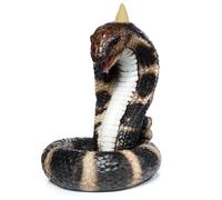 Puckator Coiled Cobra Snake Backflow Incense Burner - Home Zen Meditation Decor Accessories - Incense Waterfall Cone Burner - Spiritual Feng Shui Gothic Goth Relaxation Gifts Gift - Desk Ornaments