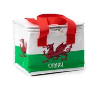 Puckator Cool Lunch Bag Wales Welsh Dragon Cymru Design Made Out of Recycled Plastic Bottles - Insulated Lunch Bag for Women Men Children - Lunch Box Bag for Work & School - Beach Picnic Accessories