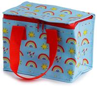 Puckator Cool Lunch Bag With Somewhere Rainbow Design Made Out Of Recycled Plastic Bottles - Insulated Lunch Bag for Women Men Children - Lunch Box Bag For Work & School - Beach Picnic Accessories
