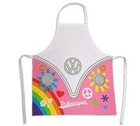 Volkswagen VW T1 Camper Bus Summer Love 100% Cotton Apron - Pink