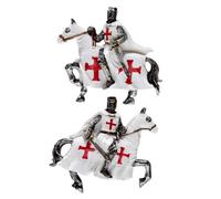 Puckator Crusader Knight on Horseback Defender Magnet - Cute Funny Fridge White Board Coloured Powerful Strong Magnets - Magnetic Pins - Locker Accessories - Souvenir - Office Supplies