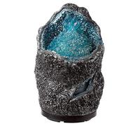 Puckator Crystal Cave Dark Legends Resin LED Aroma Essential Oil Diffuser, Humidifier, Home Aromatherapy Ornament Decor, Multi, Colour Changing LED