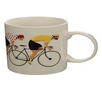Puckator Cycle Works Bicycle Porcelain Tea Coffee Mug - Funny Home Accessories - Cute Gifts for Girlfriend - Large Mugs for Men Women Hot Drinks - Cute Cups Presents - Secret Santa Gift - Cup Set
