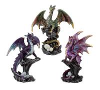 Puckator Dark Legends Guardian Mother Dragon - Home Decoration - Mother Dragon - Ornaments - Resin - Home Accessories - - Living Room Accessories - Fantasy Gifts For Men