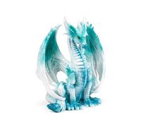 Puckator Dark Legends Master of the Ice Dragon - Cute Room Decor - Aesthetic Feng Shui Meditation Accessories - Garden Ornaments - Shelf Desk Decorations - Mindfulness Home Gifts - Statues