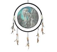 Puckator DCPA04X Lisa Parker Guidance Wolf Design Dreamcatcher 60cm