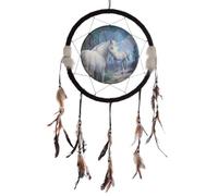 Puckator DCPB02H Lisa Parker The Journey Home Unicorn Dreamcatcher 33cm